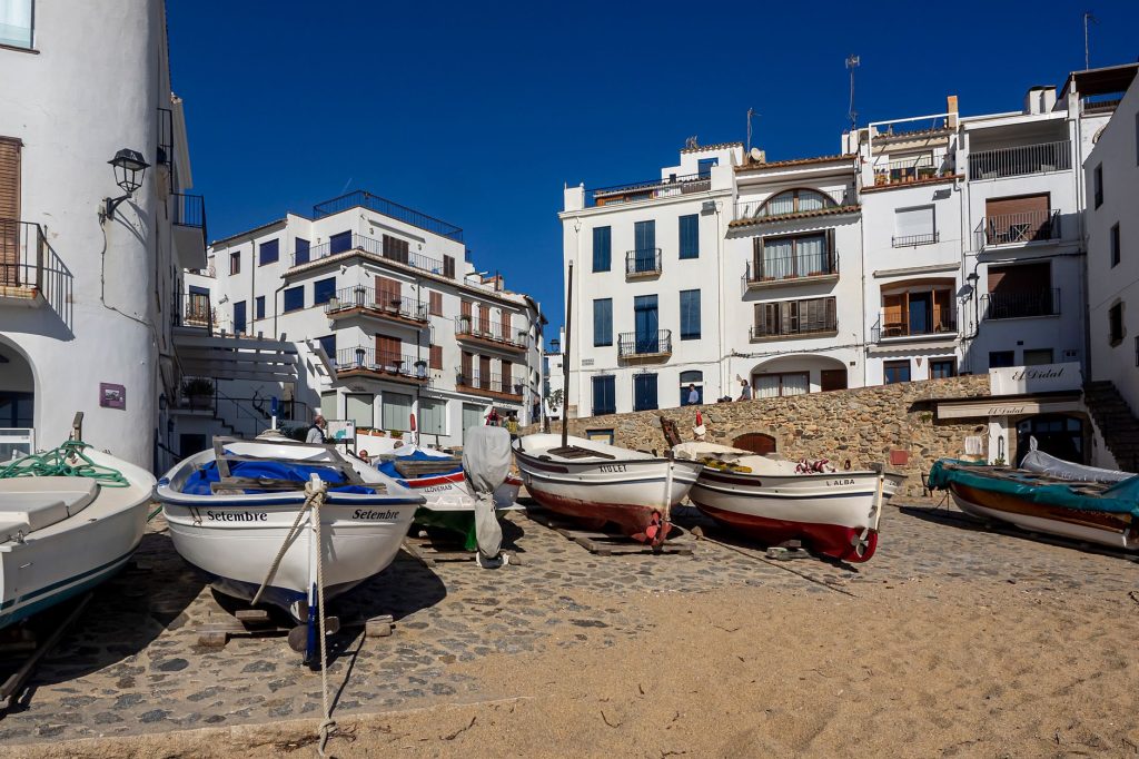 Barcas en Port Bo, Calella de Palafrugell