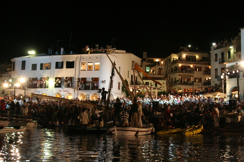 Cantada de Habaneras en Port Bo, Calella de Palafrugell
