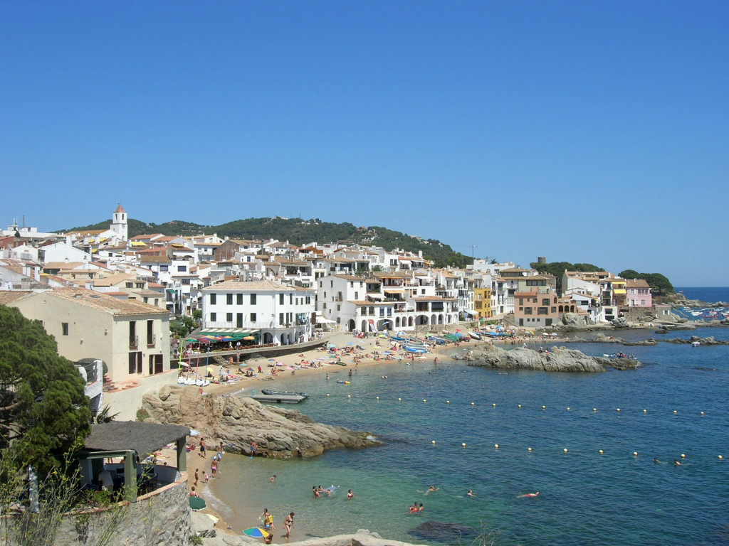 Calella de Palafrugell en verano